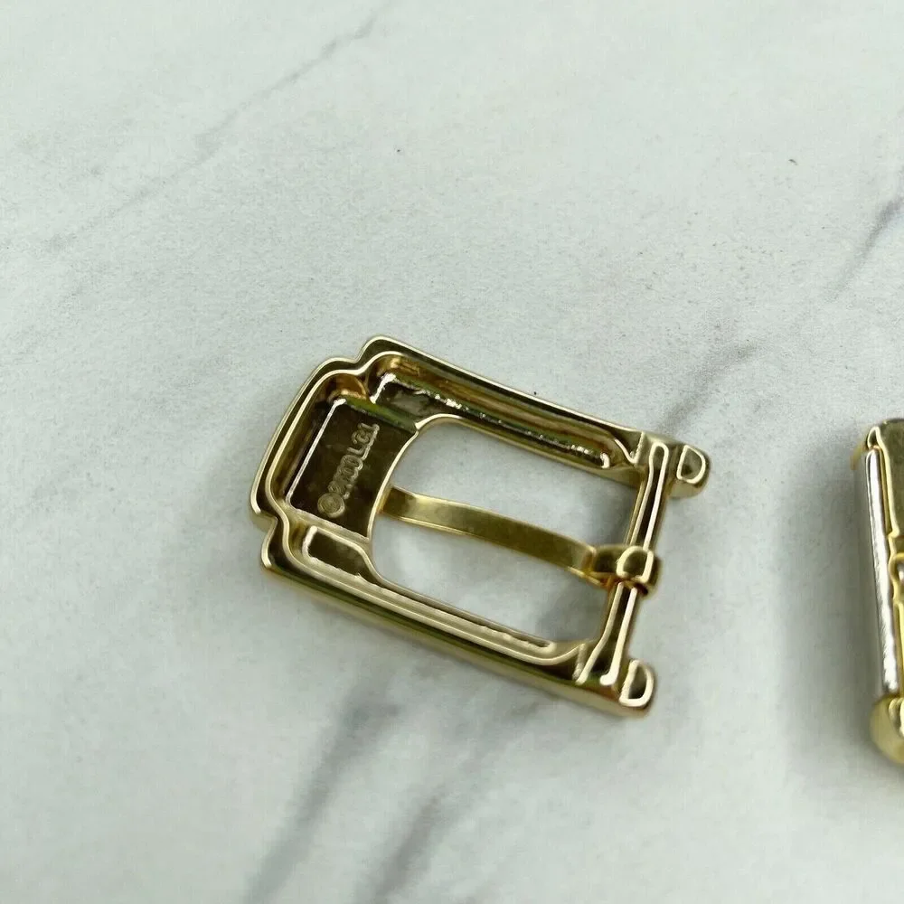Liz Claiborne Vintage Belt Buckles 1996 2000 90's Y2K Lot of 2